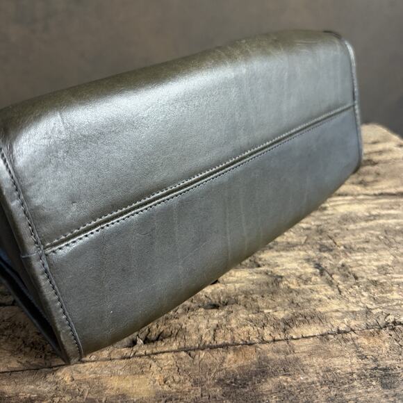 Vintage Coach Flannel Gray Madison Satchel Bag 9725 NYC Made In USA - Picture 7 of 14